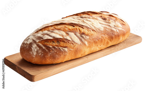Fresh Bread Display Scene on a transparent background