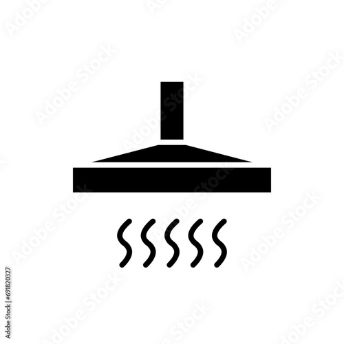 extractor hood glyph icon