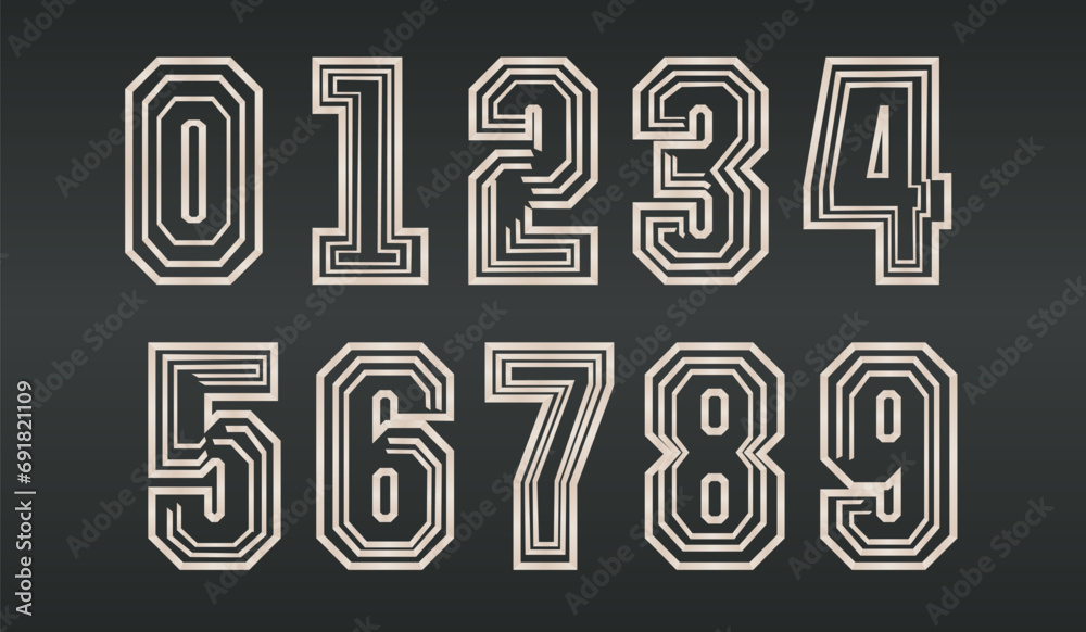 Line numbers font Line numbers font