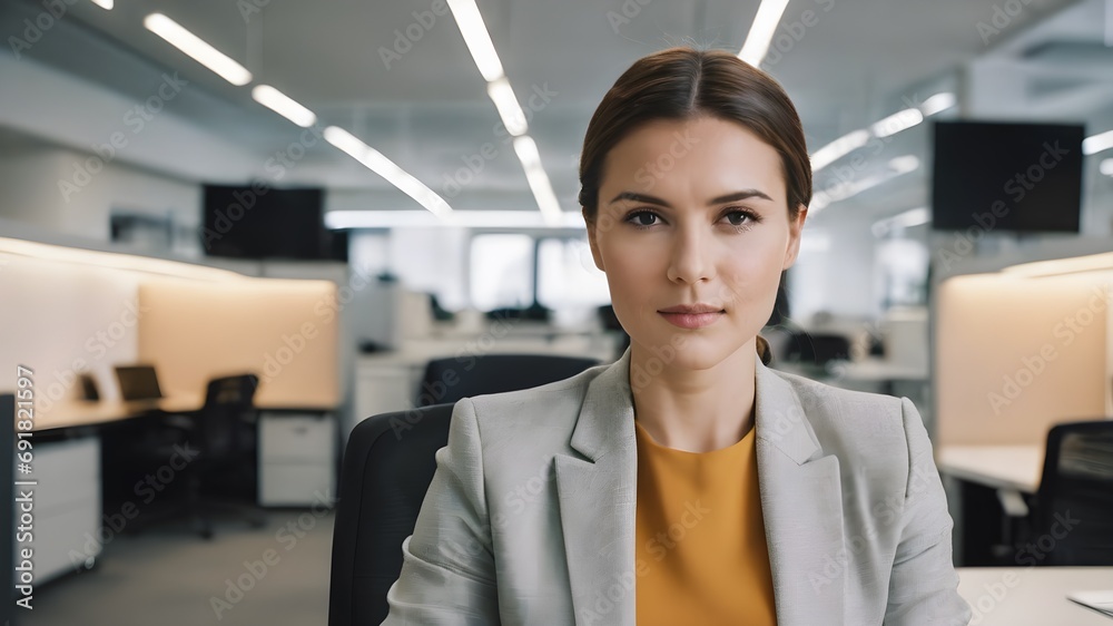 businesswoman working on laptop in office businesswoman working on laptop in office