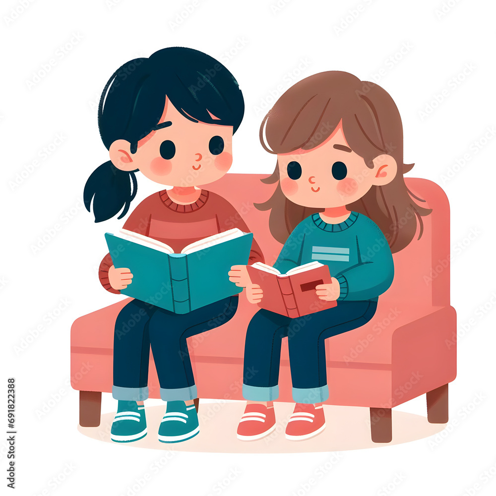 children reading book children reading book