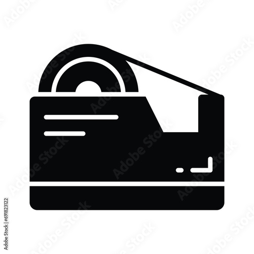 Check this amazing icon of tape dispenser in trendy style