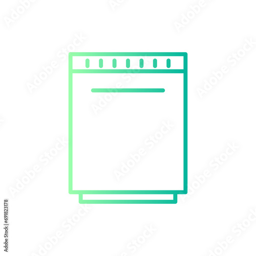 dishwasher gradient icon