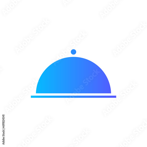 dinner gradient icon