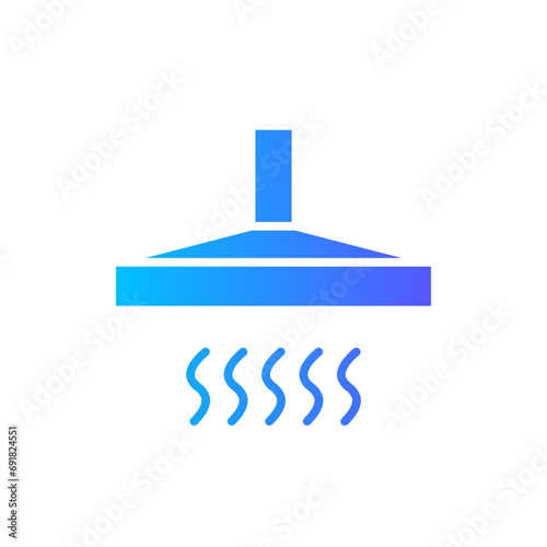extractor hood gradient icon