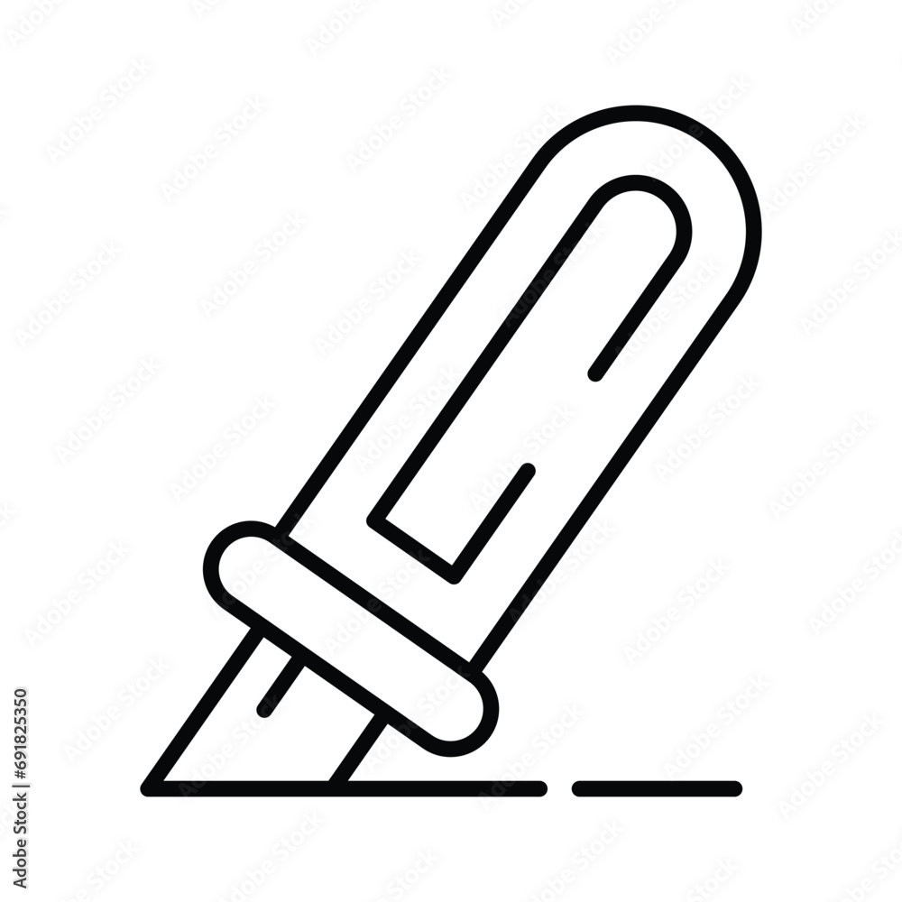 An amazing icon of paper cutter, cutting tool vector in modern design style An amazing icon of paper cutter, cutting tool vector in modern design style