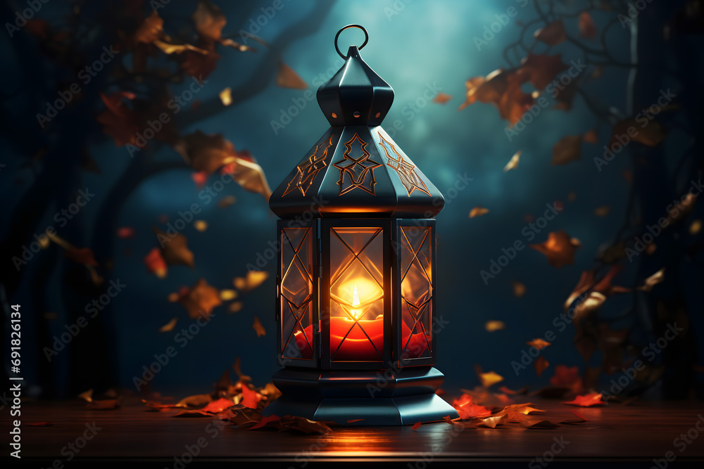 ramadan Kareem, Ramadan crescent moon, Eid Mubarak Islamic festival social media banner and Eid Mubarak Post Template, isolated background