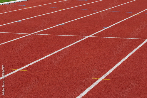 Background scene running field in the stadium.