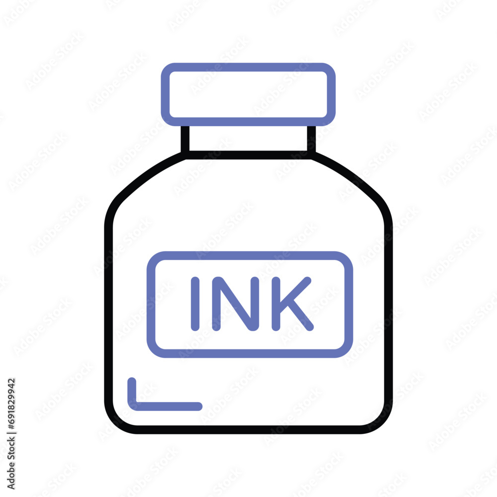 Check this carefully crafted vector of inkpot in modern style Check this carefully crafted vector of inkpot in modern style