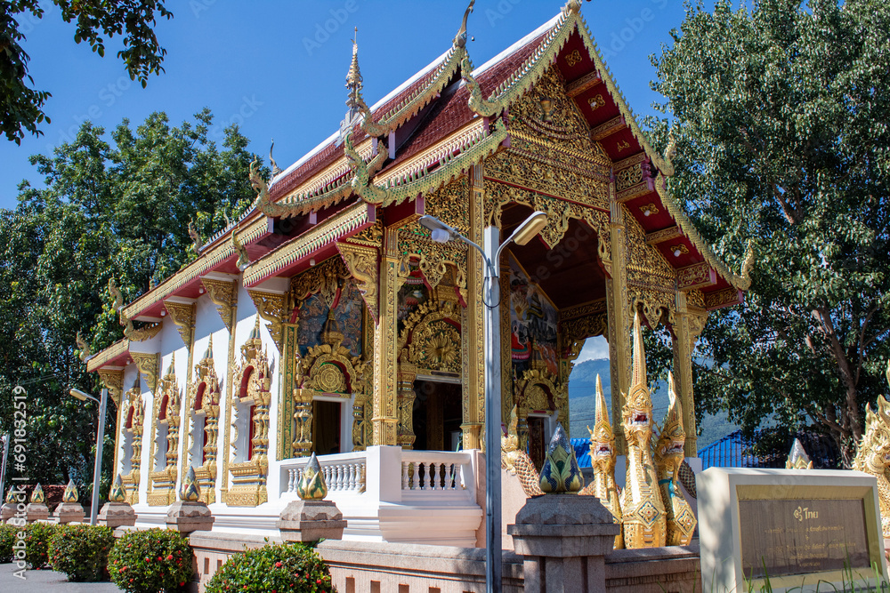 Obraz premium Wat Doi Kham Thailand