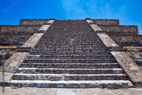 Landmark Teotihuacan pyramids located close to Mexico City