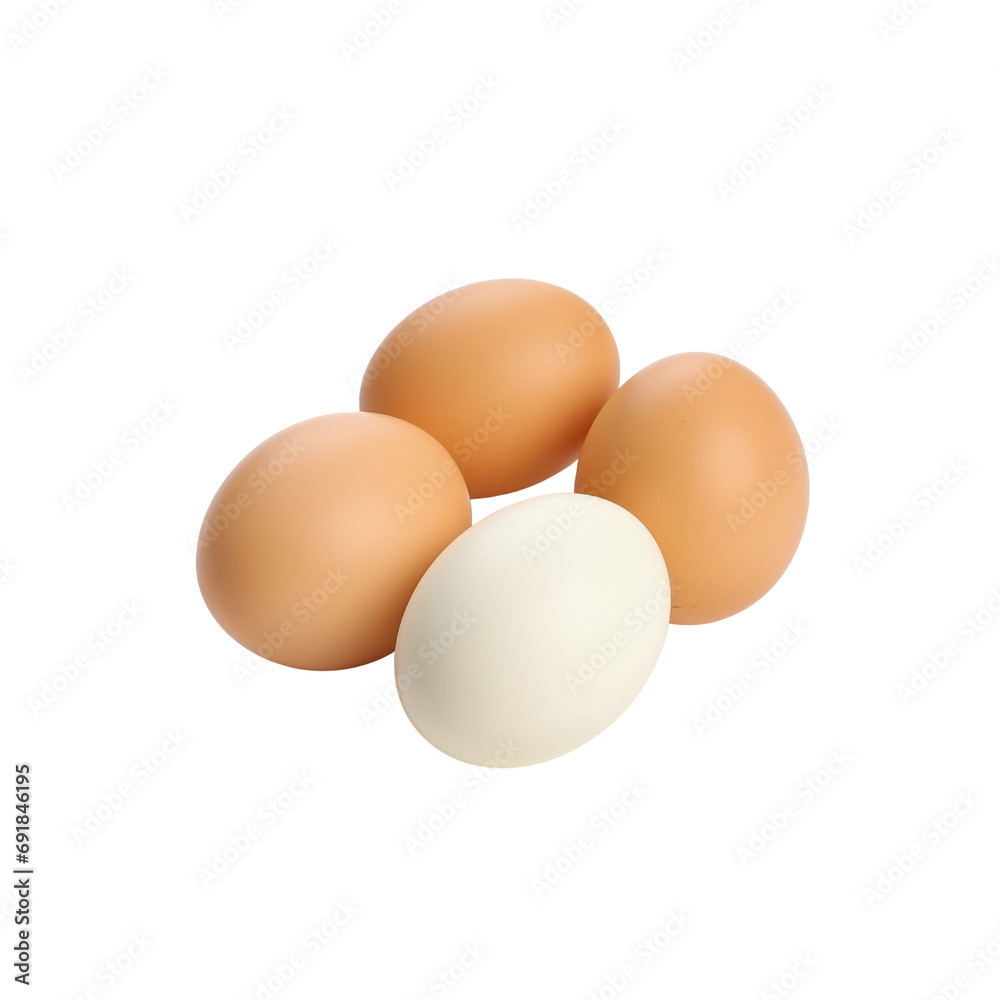 Brown egg isolate transparent white background Brown egg isolate transparent white background