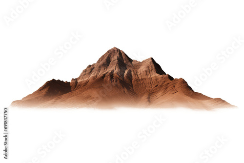moutain isolated on white