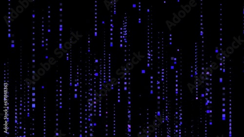 Gradient color particle rain line background .  Abstract vertical lines background.