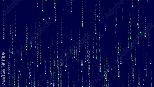 Gradient color particle rain line background .  Abstract vertical lines background.