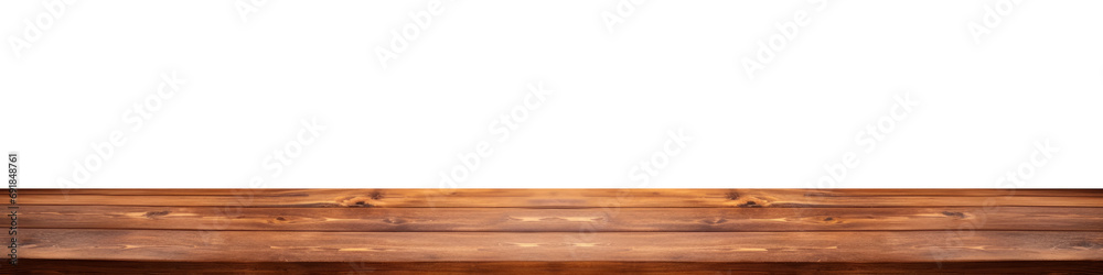 Brown empty wooden table, cut out - stock png. Brown empty wooden table, cut out - stock png.