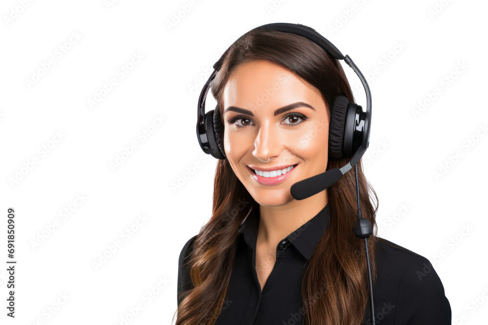 Nature of work as a call center officer Isolated on transparent background, PNG file. Nature of work as a call center officer Isolated on transparent background, PNG file.