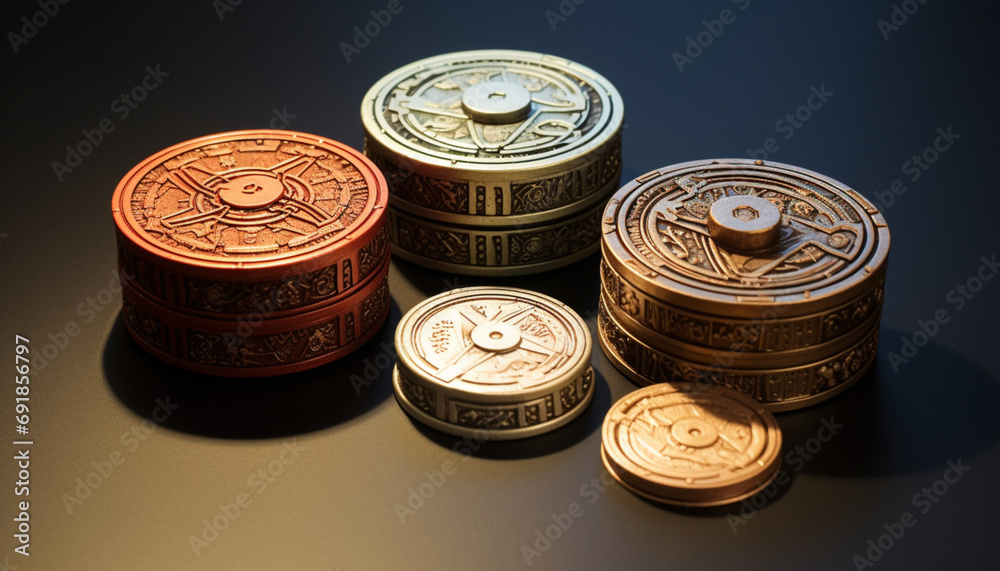 Create a set of 3D-printable magic props for kids, such as a ...