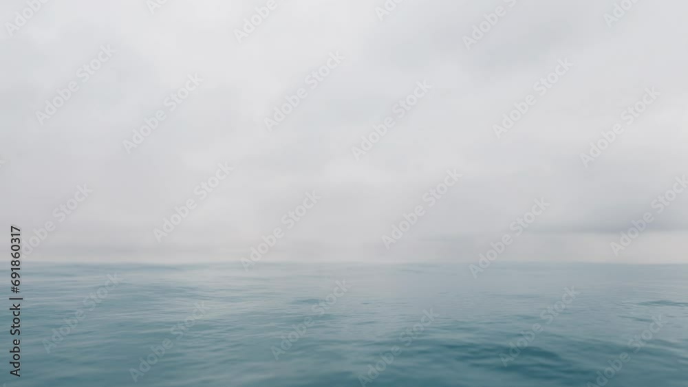 calm winter lake water surface, slow motion ocean background
