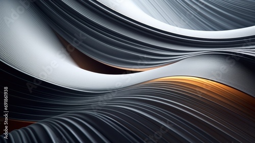 A close up of a wavy, abstract background. Generative AI.