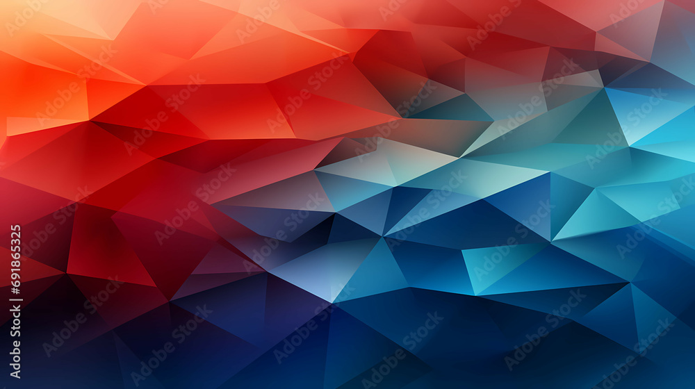 Color Gradient Red And Blue Pattern, a red and blue triangular shapes. Color Gradient Red And Blue Pattern, a red and blue triangular shapes.