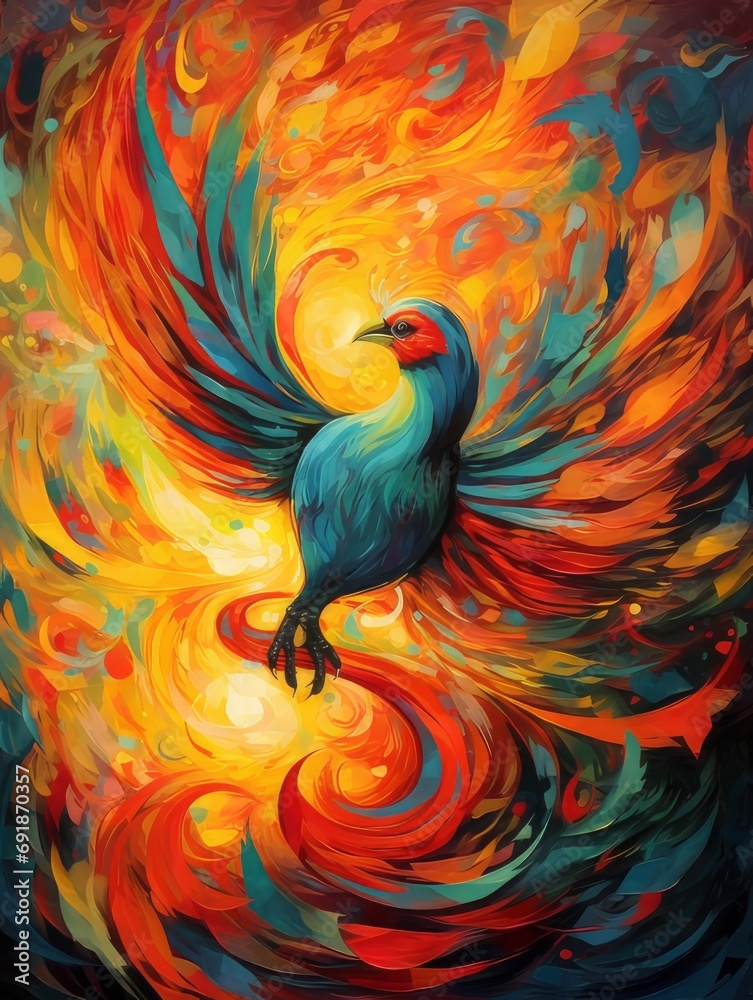 Fototapeta premium phoenix bird