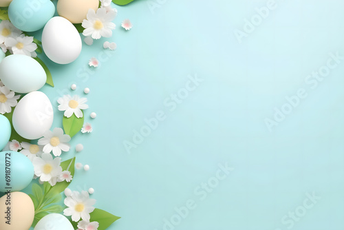 easter card  easter bunny with eggs  easter eggs and flowers  easter eggs in a basket  easter eggs and flowers on a white background  easter wall paper and background for social media