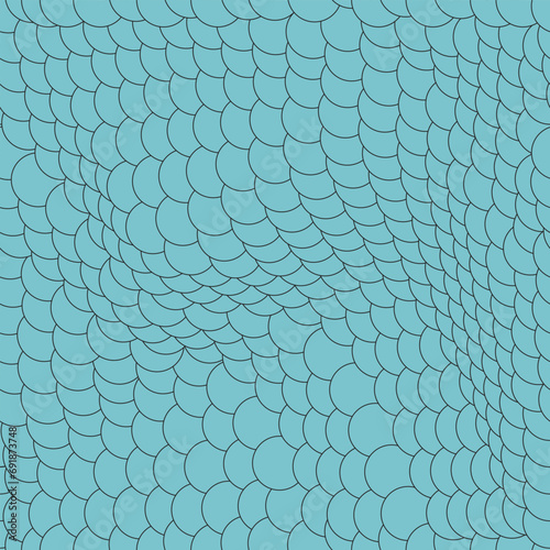 Fish scales seamless pattern. Vector illustration