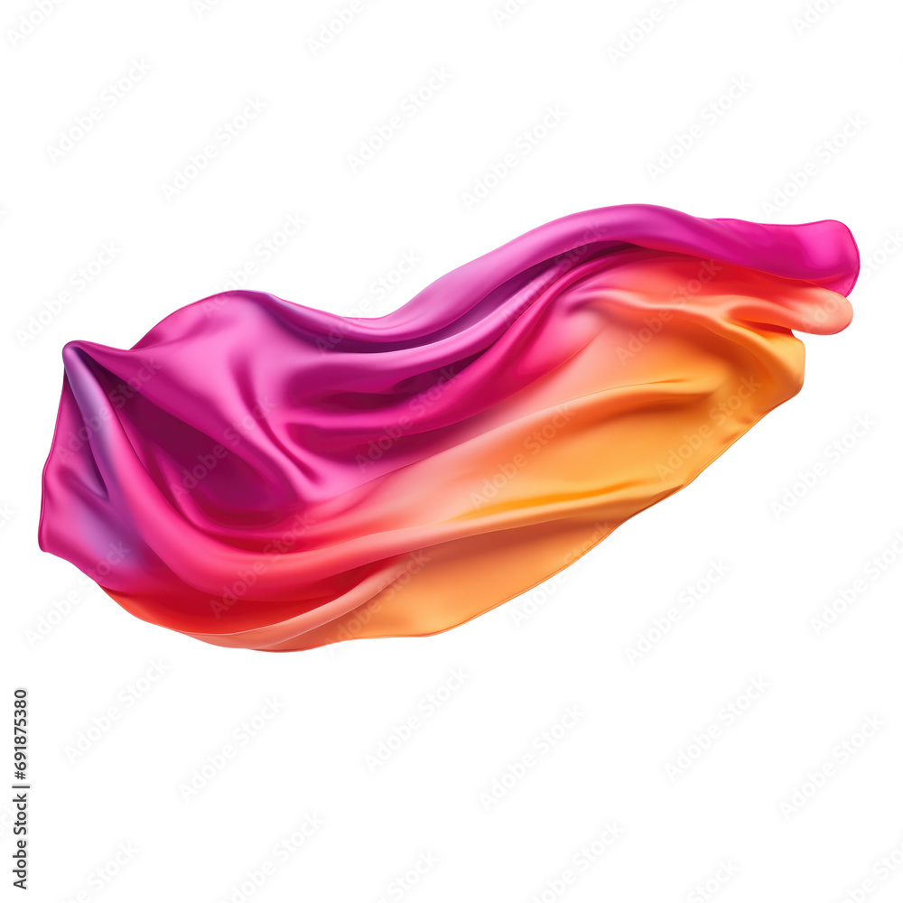 Realistic strawberry Flying 3D Illustration of Luxurious gradient Colored Silk Fabric or curtain texture cloth for Grand Opening Ceremony isolate transparent white background Realistic strawberry Flying 3D Illustration of Luxurious gradient Colored Silk Fabric or curtain texture cloth for Grand Opening Ceremony isolate transparent white background