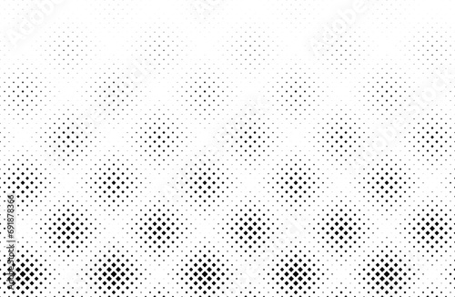 Geometric pattern.Seamless in one direction.Halftone optical effect.Average fade out