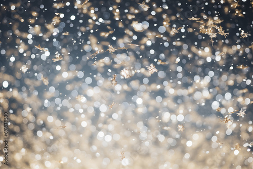 glitter snowing