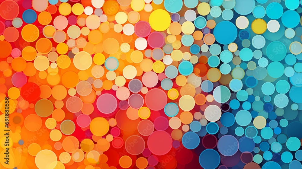 Abstract Colorful Rings Background Abstract Colorful Rings Background