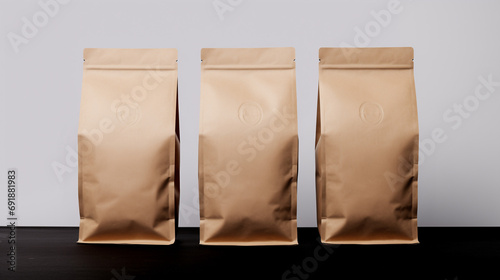 blank mockup of coffe beans product, minimalistic,