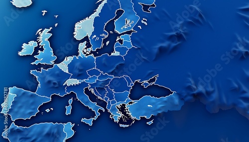 Europakarte photo