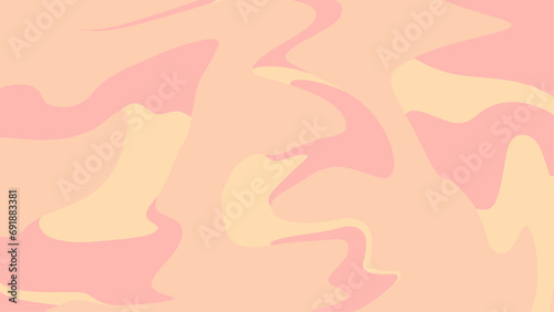 ヒョウ柄をイメージしたピンクとオレンジのパステルカラーのマーブル