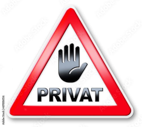 SCHILD PRIVAT HAND 3D