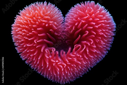 Heart Shaped Polyps on a Coral