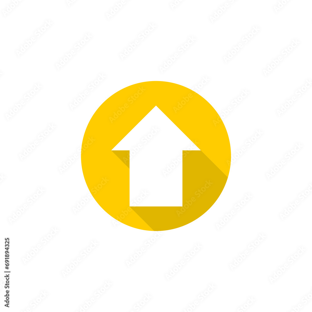 Upload arrow icon, arrow up icon isolated on transparent background Upload arrow icon, arrow up icon isolated on transparent background