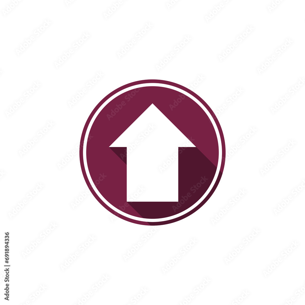 Upload arrow icon, arrow up icon isolated on transparent background Upload arrow icon, arrow up icon isolated on transparent background