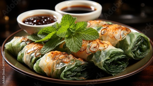 Delicious Fried Spring Rolls Typical South, HD, Background Wallpaper, Desktop Wallpaper