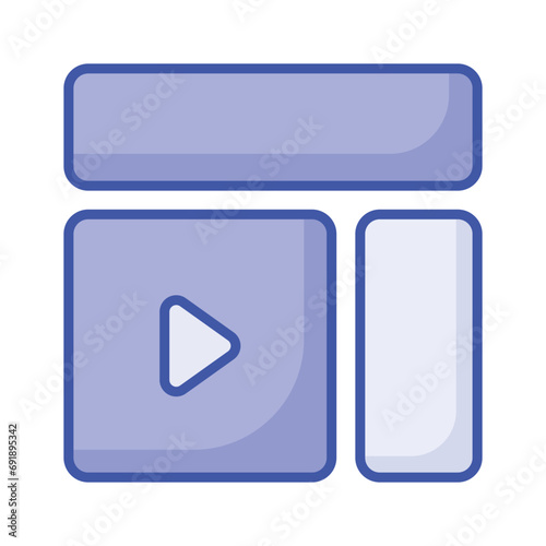 Take a look at this beautifully designed website wireframes, wireframing, layout, template icon