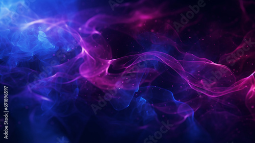 Dark smoke bokeh background. PowerPoint and webpage landing background.