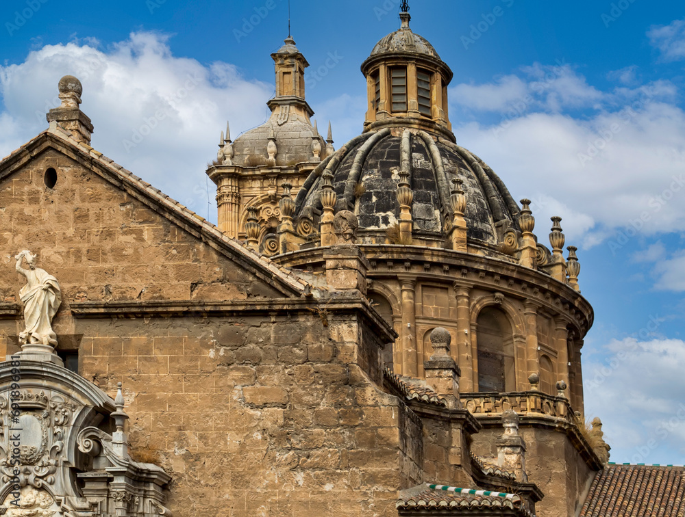 Granada church in a historic part of the city