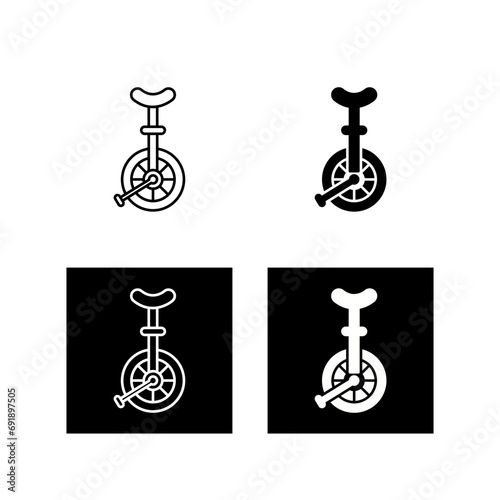 Unicycle Vector Icon