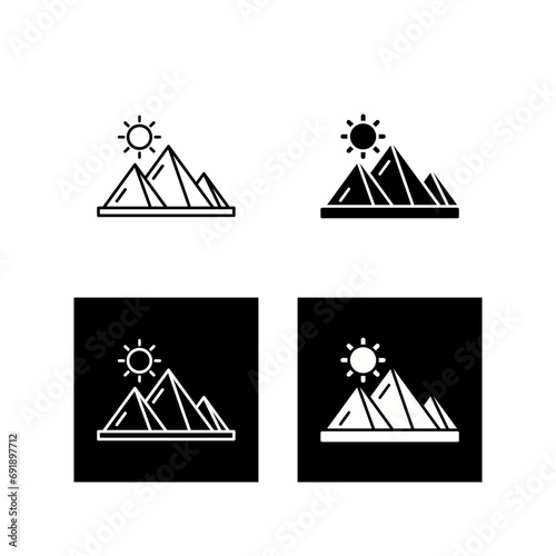 Pyramid Vector Icon