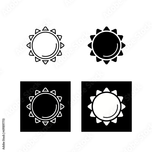 Sun Vector Icon