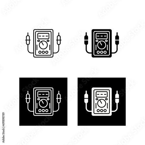 Voltmeter Vector Icon