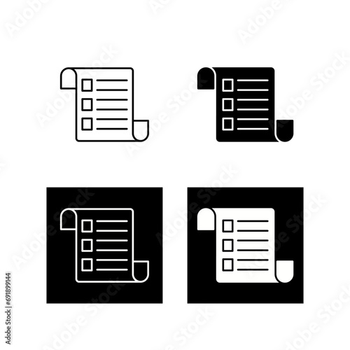 List Vector Icon