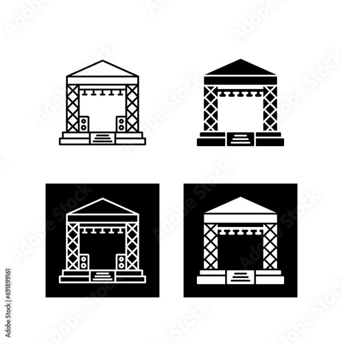 Stage Vector Icon