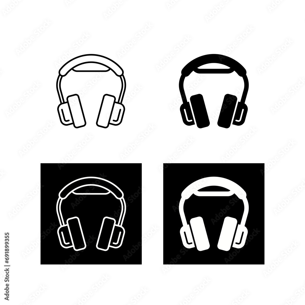 Headphones Vector Icon Headphones Vector Icon